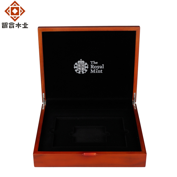 高檔木制紀念幣收藏盒