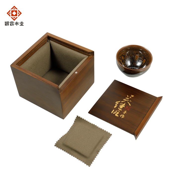 實木陶瓷碗收藏禮品木盒