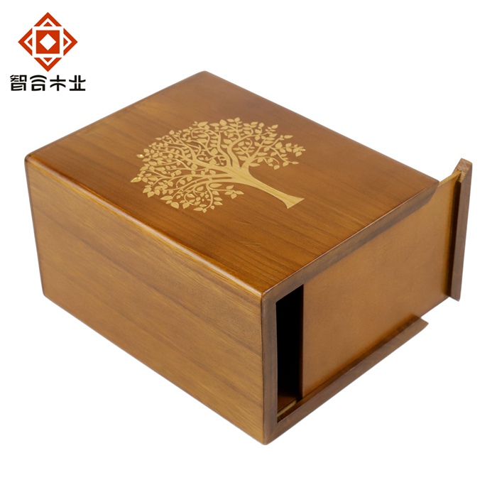 桐木帶相框寵物骨灰木盒