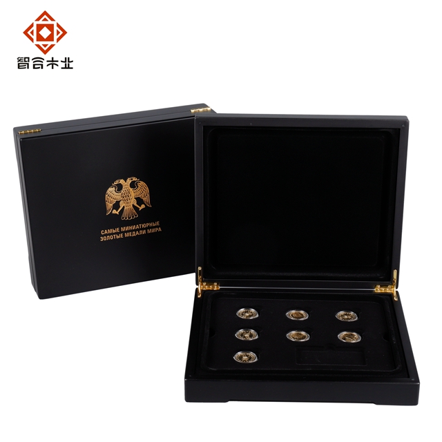 黑色MDF紀(jì)念幣包裝盒